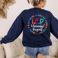 Teacher IEP IEP Encourage Progress Special Education Women's Sweatshirt Back Print Navy Teacher IEP IEP Encourage Progress Special Education Women's Sweatshirt Back Print Navy