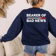 Teacher Red Pen Grading Exam Marking School Women's Sweatshirt Back Print Navy Teacher Red Pen Grading Exam Marking School Women's Sweatshirt Back Print Navy