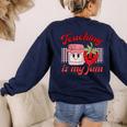 Teaching Is My Jam Cute Strawberry For Women Teachers Women's Sweatshirt Back Print Navy Teaching Is My Jam Cute Strawberry For Women Teachers Women's Sweatshirt Back Print Navy