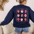 Teaching Is My Jam Teacher Team Crew Cute Strawberry Girls Women's Sweatshirt Back Print Navy Teaching Is My Jam Teacher Team Crew Cute Strawberry Girls Women's Sweatshirt Back Print Navy