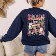 Tis The Season For Inclusion Christmas Sped Teacher Women's Sweatshirt Back Print Navy Tis The Season For Inclusion Christmas Sped Teacher Women's Sweatshirt Back Print Navy