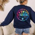 TK & Kinder Dream Team Transitional Kindergarten Teacher Women's Sweatshirt Back Print Navy TK & Kinder Dream Team Transitional Kindergarten Teacher Women's Sweatshirt Back Print Navy