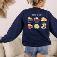 Types Of Pie Pi Day Math Teacher Geek 314 Math Pun Women's Sweatshirt Back Print Navy Types Of Pie Pi Day Math Teacher Geek 314 Math Pun Women's Sweatshirt Back Print Navy