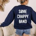 Wild About Reading Books Bookworm Library Day Teacher Women's Sweatshirt Back Print Navy Wild About Reading Books Bookworm Library Day Teacher Women's Sweatshirt Back Print Navy