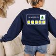 I Am Working For Christmas Break Teacher Christmas Women's Sweatshirt Back Print Navy I Am Working For Christmas Break Teacher Christmas Women's Sweatshirt Back Print Navy