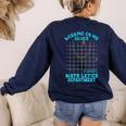 Working On My Quads Algebra Math Teacher Humor Women's Sweatshirt Back Print Navy Working On My Quads Algebra Math Teacher Humor Women's Sweatshirt Back Print Navy