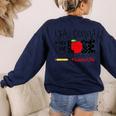 Y'All Gonna Make Me Lose My Mind Up Here Teacher Women's Sweatshirt Back Print Navy Y'All Gonna Make Me Lose My Mind Up Here Teacher Women's Sweatshirt Back Print Navy