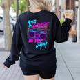 1st Grade Is My Jam Vintage 80s 80's Teacher Student Retro Women's Sweatshirt Back Print Black 1st Grade Is My Jam Vintage 80s 80's Teacher Student Retro Women's Sweatshirt Back Print Black
