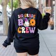 2nd Grade Boo Crew Spooky Second Grade Halloween Teacher Women's Sweatshirt Back Print Black 2nd Grade Boo Crew Spooky Second Grade Halloween Teacher Women's Sweatshirt Back Print Black