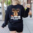 2nd Grade Teacher Christmas Second Grade Squad Reindeer Xmas For Men Women Kids Women's Sweatshirt Back Print Black 2nd Grade Teacher Christmas Second Grade Squad Reindeer Xmas For Men Women Kids Women's Sweatshirt Back Print Black
