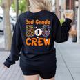 3rd Grade Boo Crew Halloween Teachers Students Costume Women's Sweatshirt Back Print Black 3rd Grade Boo Crew Halloween Teachers Students Costume Women's Sweatshirt Back Print Black