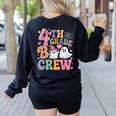4th Grade Boo Crew Fourth Grade Teacher Kids Happy Halloween Women's Sweatshirt Back Print Black 4th Grade Boo Crew Fourth Grade Teacher Kids Happy Halloween Women's Sweatshirt Back Print Black
