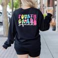 4th Grade Squad Fourth Teacher Student Team Back To School Women's Sweatshirt Back Print Black 4th Grade Squad Fourth Teacher Student Team Back To School Women's Sweatshirt Back Print Black