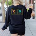 67 Meme Six Seven Teacher Science Periodic Table Women's Sweatshirt Back Print Black 67 Meme Six Seven Teacher Science Periodic Table Women's Sweatshirt Back Print Black