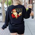 67 Teacher Santa Christmas Six Seven Meme Math Xmas Women's Sweatshirt Back Print Black 67 Teacher Santa Christmas Six Seven Meme Math Xmas Women's Sweatshirt Back Print Black