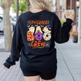 6th Grade Boo Crew Sixth Grade Halloween Teacher Kid Women's Sweatshirt Back Print Black 6th Grade Boo Crew Sixth Grade Halloween Teacher Kid Women's Sweatshirt Back Print Black