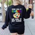 Art Teacher For Men Women Art Teacher Appreciation Women's Sweatshirt Back Print Black