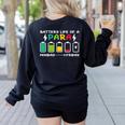 Battery Life Of a Paraprofessional Para Teacher Life Women's Sweatshirt Back Print Black Battery Life Of a Paraprofessional Para Teacher Life Women's Sweatshirt Back Print Black