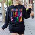 I Am Bilingual I Haha And Jaja Latina Latino Spanish Teacher Women's Sweatshirt Back Print Black I Am Bilingual I Haha And Jaja Latina Latino Spanish Teacher Women's Sweatshirt Back Print Black