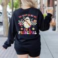 You Can't Scare Me I'm a Principal Halloween Teacher Women's Sweatshirt Back Print Black