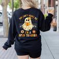 You Can't Scare Me I'm A SPED Teacher Halloween Ghost Women's Sweatshirt Back Print Black