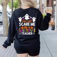 You Can't Scare Me I'm A Substitute Teacher Shirt Halloween Women's Sweatshirt Back Print Black You Can't Scare Me I'm A Substitute Teacher Shirt Halloween Women's Sweatshirt Back Print Black