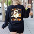 You Can't Scare Me I Teach Sixth Grade Teacher Halloween Women's Sweatshirt Back Print Black
