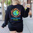 Celebrate Diversity Everyday Teachers & School Student Women's Sweatshirt Back Print Black Celebrate Diversity Everyday Teachers & School Student Women's Sweatshirt Back Print Black