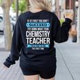 Chemistry Teacher Appreciation Men Women T-Shirt Women's Sweatshirt Back Print Black Chemistry Teacher Appreciation Men Women T-Shirt Women's Sweatshirt Back Print Black