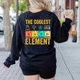 Chemistry Teacher Element Science Student Chemist Women's Sweatshirt Back Print Black Chemistry Teacher Element Science Student Chemist Women's Sweatshirt Back Print Black