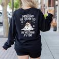 Christmas Surviving Teacher Life Meltdown Xmas Women Men Women's Sweatshirt Back Print Black Christmas Surviving Teacher Life Meltdown Xmas Women Men Women's Sweatshirt Back Print Black