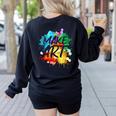 Cool Art For Men Women Artist Teacher Painter Artists Paint Women's Sweatshirt Back Print Black