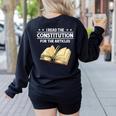 Cool History Teacher Read The Constitution For The Articles Women's Sweatshirt Back Print Black Cool History Teacher Read The Constitution For The Articles Women's Sweatshirt Back Print Black