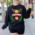 Crayon Box Fun Teacher Student Crayon Squad Halloween 2023 Women's Sweatshirt Back Print Black Crayon Box Fun Teacher Student Crayon Squad Halloween 2023 Women's Sweatshirt Back Print Black