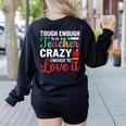 Crazy Teacher Men Women School Teachers Women's Sweatshirt Back Print Black Crazy Teacher Men Women School Teachers Women's Sweatshirt Back Print Black