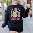 Cute Pre-K For Men Women Kindergarten Pre-K Teacher Women's Sweatshirt Back Print Black Cute Pre-K For Men Women Kindergarten Pre-K Teacher Women's Sweatshirt Back Print Black