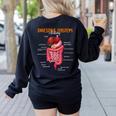 Digestive System Anatomy Anatomical Biology Teacher Women's Sweatshirt Back Print Black Digestive System Anatomy Anatomical Biology Teacher Women's Sweatshirt Back Print Black