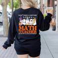 I Don't Need A Costume I'm A Math Teacher Halloween Women Women's Sweatshirt Back Print Black I Don't Need A Costume I'm A Math Teacher Halloween Women Women's Sweatshirt Back Print Black
