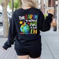 Earth Without Art Is Just Eh Artist Art Teacher Women's Sweatshirt Back Print Black