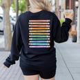 Executive Functioning Skills Back To School Sped Teacher SLP Women's Sweatshirt Back Print Black