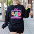 Are You Fall-O-Ween Directions Teacher Ghost Halloween Women's Sweatshirt Back Print Black Are You Fall-O-Ween Directions Teacher Ghost Halloween Women's Sweatshirt Back Print Black