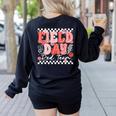 Field Day Red Team Outdoor Field Day Games For Kids Teacher Women's Sweatshirt Back Print Black