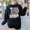 First Day Of Fifth Grade Composition Notebook Teacher Women's Sweatshirt Back Print Black First Day Of Fifth Grade Composition Notebook Teacher Women's Sweatshirt Back Print Black