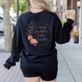 Floral Learning Disabilities Teacher Consultant SPED Teacher Women's Sweatshirt Back Print Black Floral Learning Disabilities Teacher Consultant SPED Teacher Women's Sweatshirt Back Print Black