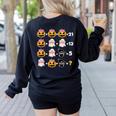 Halloween Math Teacher Men Women Order Of Operations Women's Sweatshirt Back Print Black