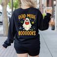 Halloween Read More Books Retro Costume Teacher Women Girls Women's Sweatshirt Back Print Black Halloween Read More Books Retro Costume Teacher Women Girls Women's Sweatshirt Back Print Black