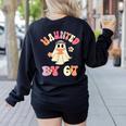 Haunted By 67 Meme Six Seven 6 7 Halloween Teachers Women's Sweatshirt Back Print Black Haunted By 67 Meme Six Seven 6 7 Halloween Teachers Women's Sweatshirt Back Print Black