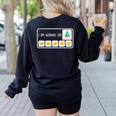 I'm Working For Christmas Break 5 Star Winter Teacher Stars Women's Sweatshirt Back Print Black