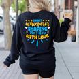 Infant Whisperer Daycare School Childcare Infant Teacher Women's Sweatshirt Back Print Black Infant Whisperer Daycare School Childcare Infant Teacher Women's Sweatshirt Back Print Black