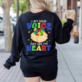 I Am Their Voice They Are My Heart Autism Awareness Teacher Women's Sweatshirt Back Print Black I Am Their Voice They Are My Heart Autism Awareness Teacher Women's Sweatshirt Back Print Black